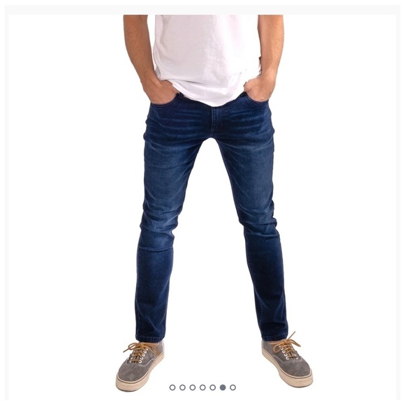 The Perfect Jean NYC Men’s ‘Knight’ Slim-Fit Jeans. Dark Blue. 36 x 30. NEW - Picture 12 of 17